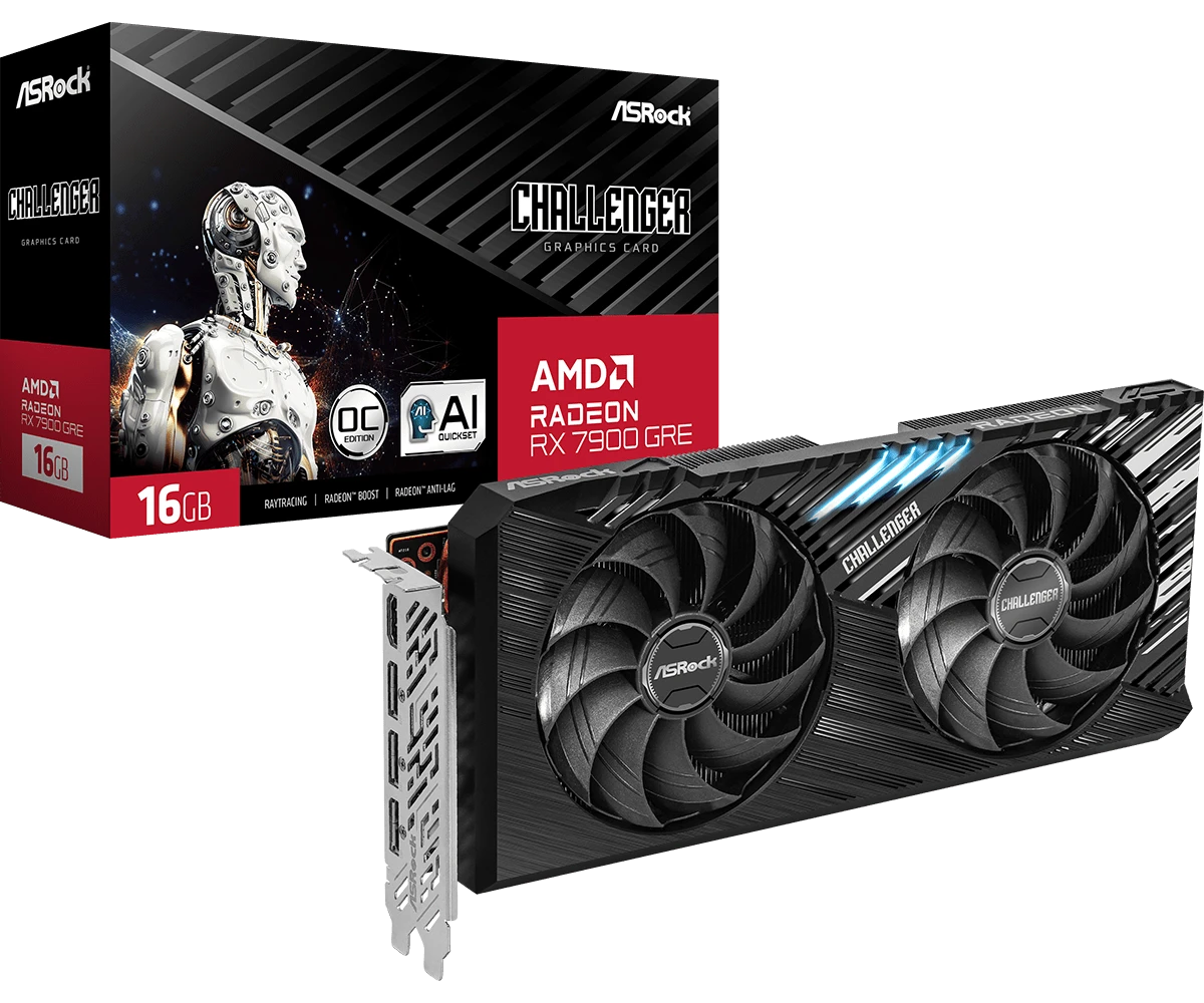 ASRock AMD Radeon RX 7900 GRE Challenger 16GB OC